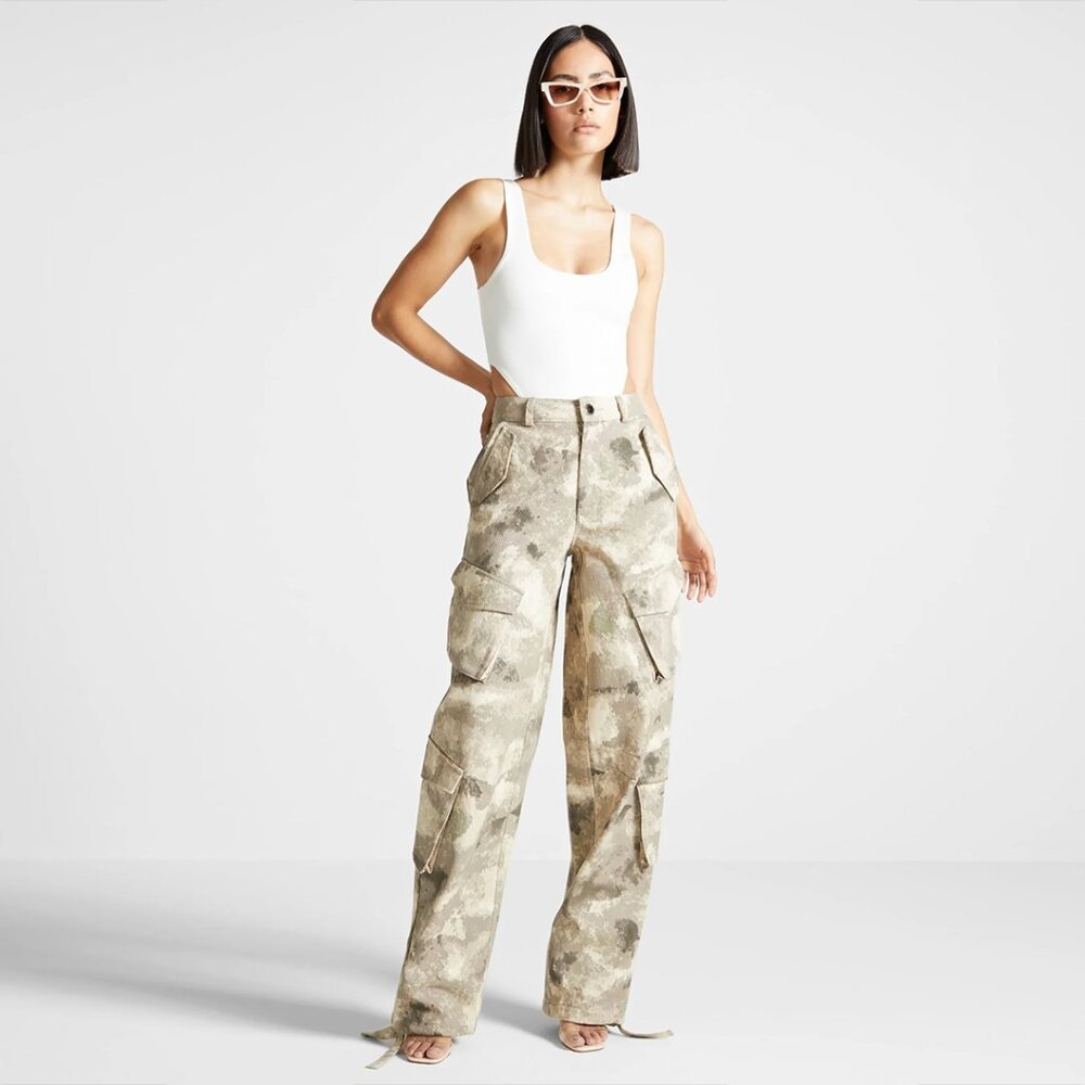 Maniere De Voir Camo Cargo Pants